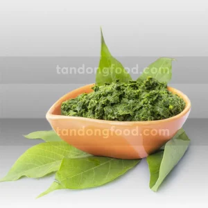 Cassava leaves minced